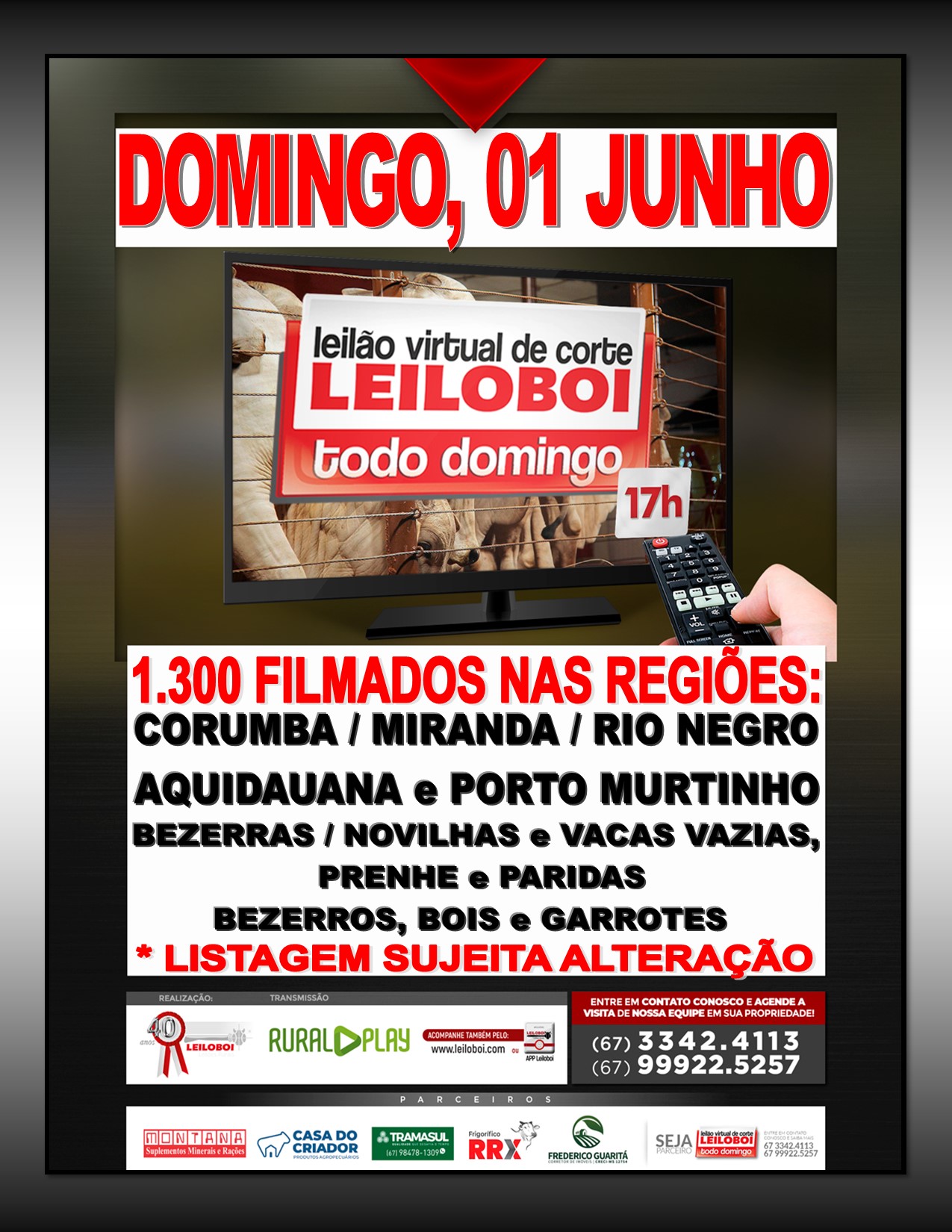 LEILÃO LEILOBOI VIRTUAL DE CORTE