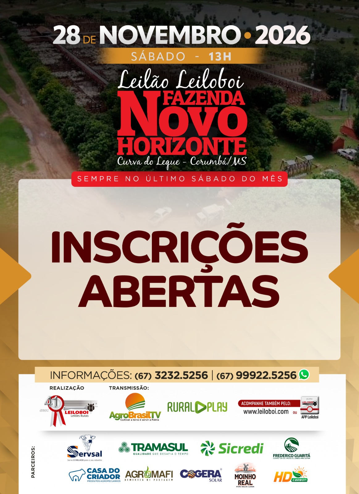 160º LEILÃO FAZENDA NOVO HORIZONTE