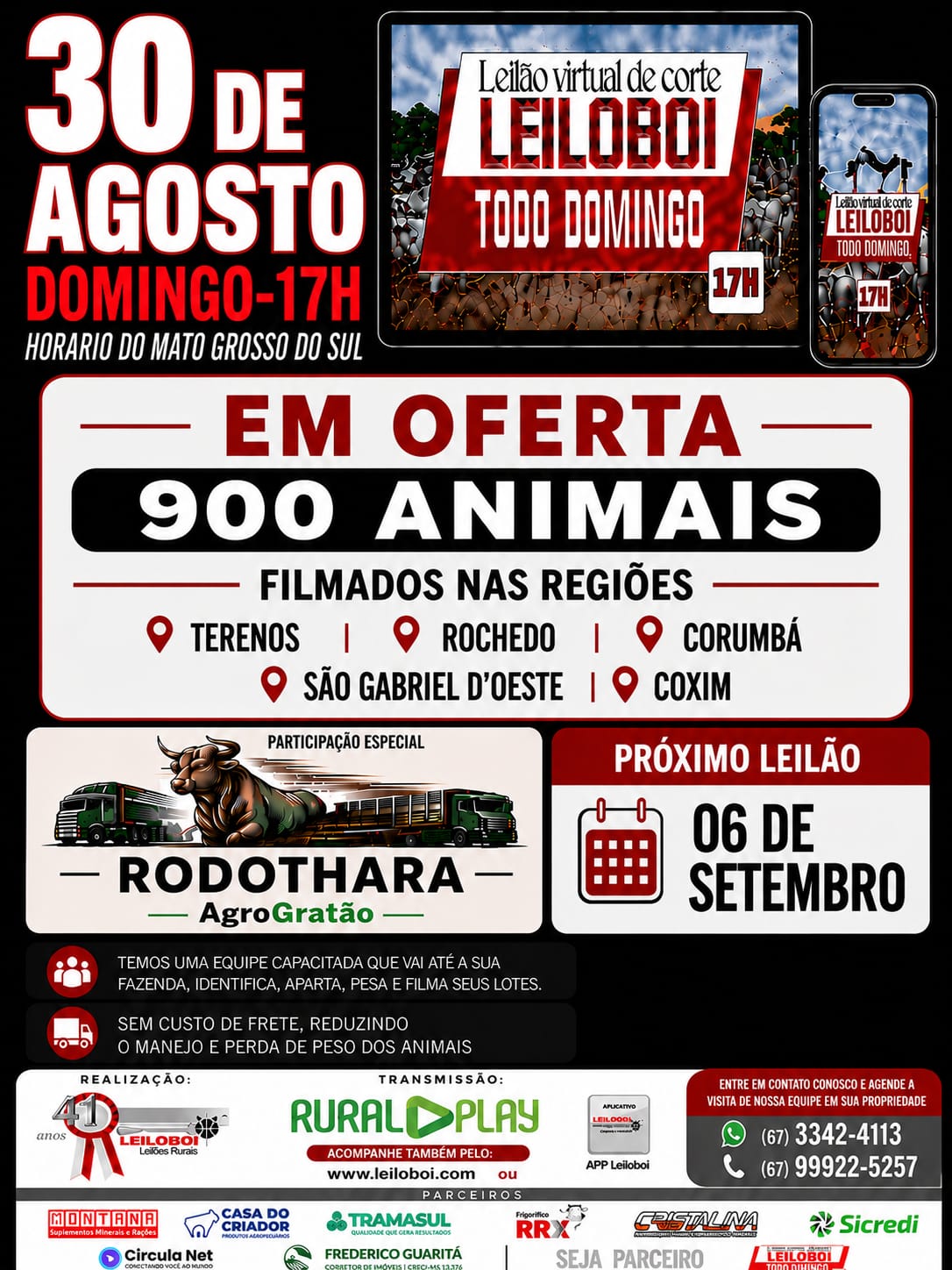 LEILÃO LEILOBOI VIRTUAL DE CORTE