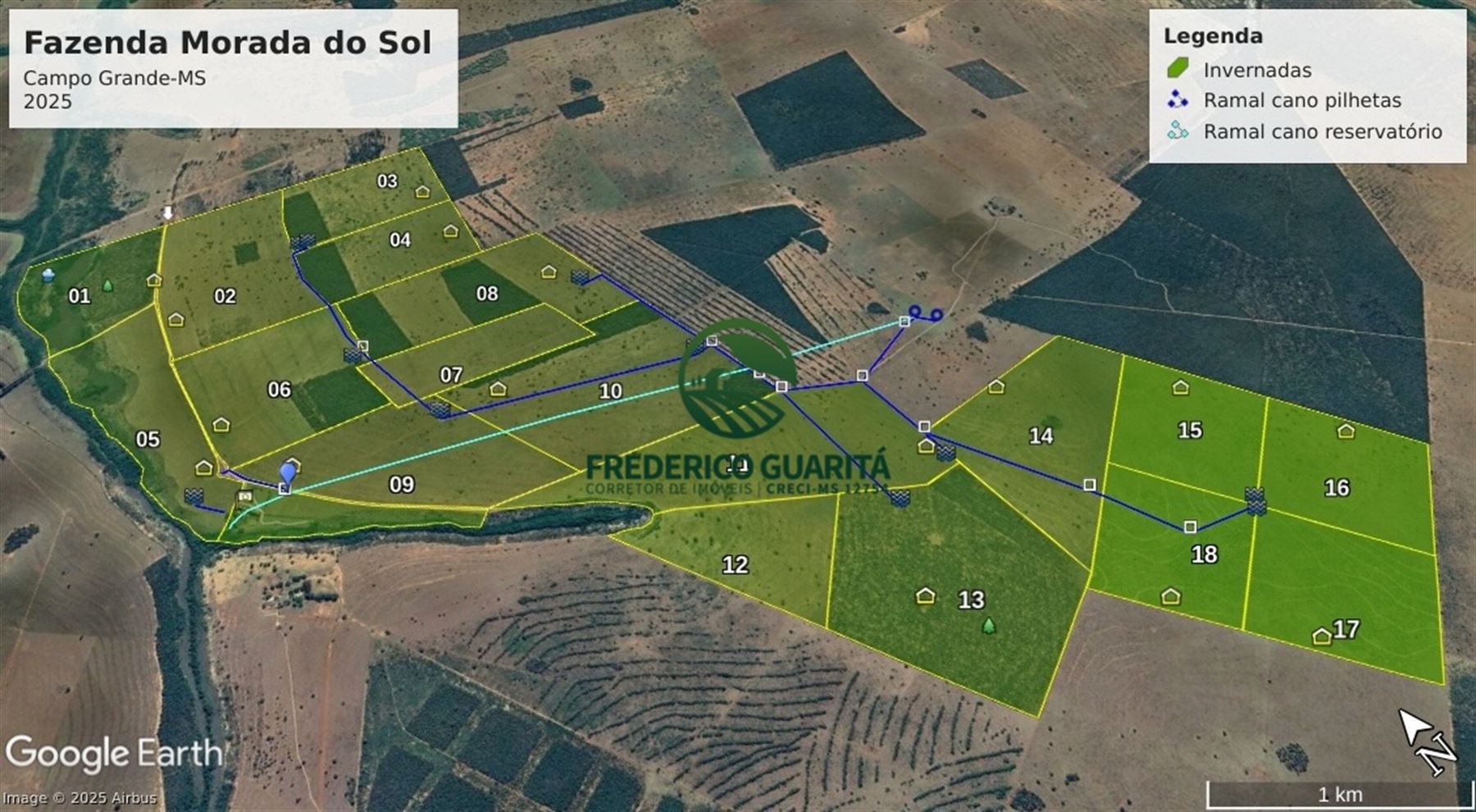 1.070 HECTARES - 40 KM DE CAMPO GRANDE/MS