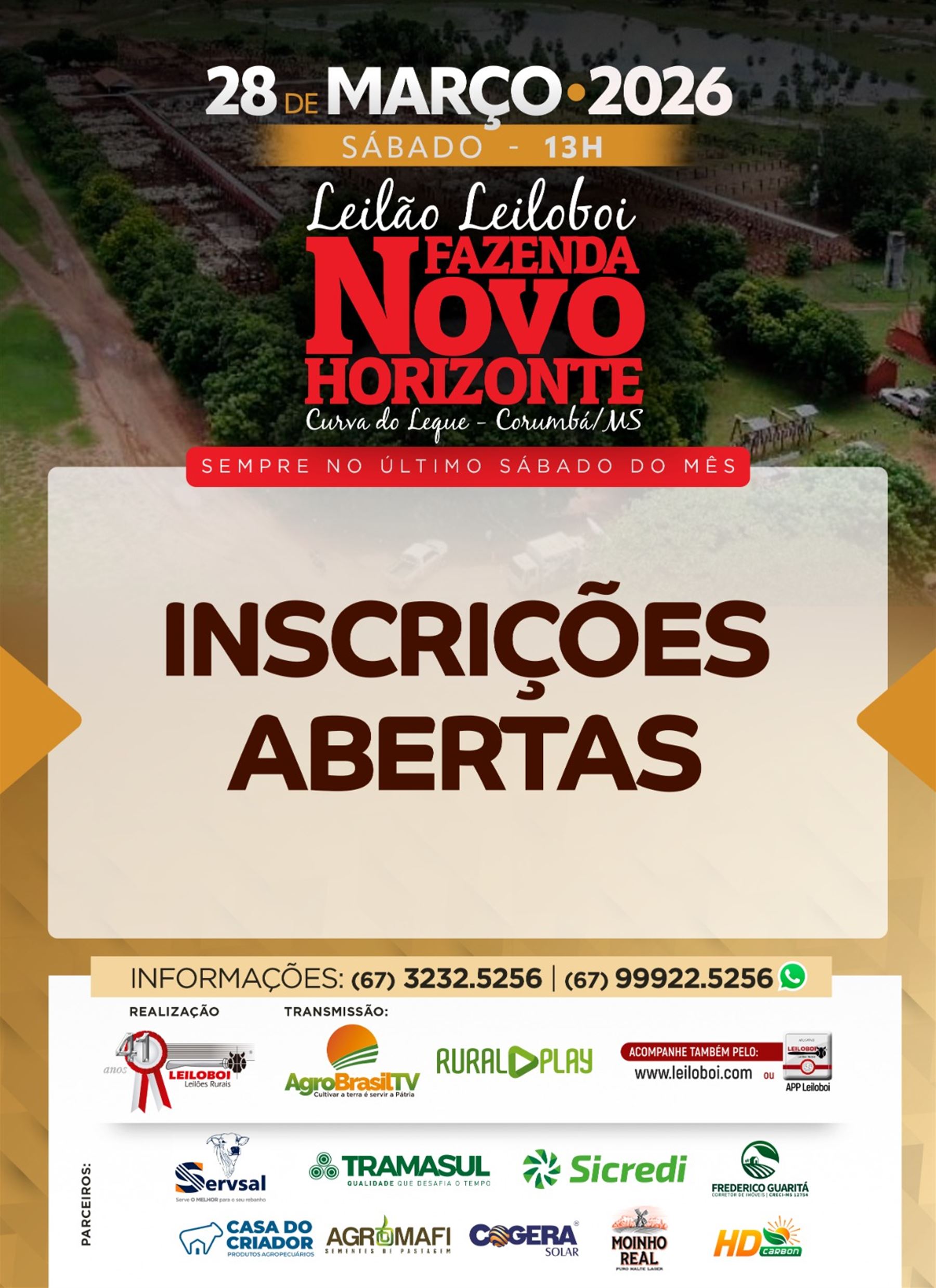 152º Leilão Leiloboi Fazenda Novo Horizonte